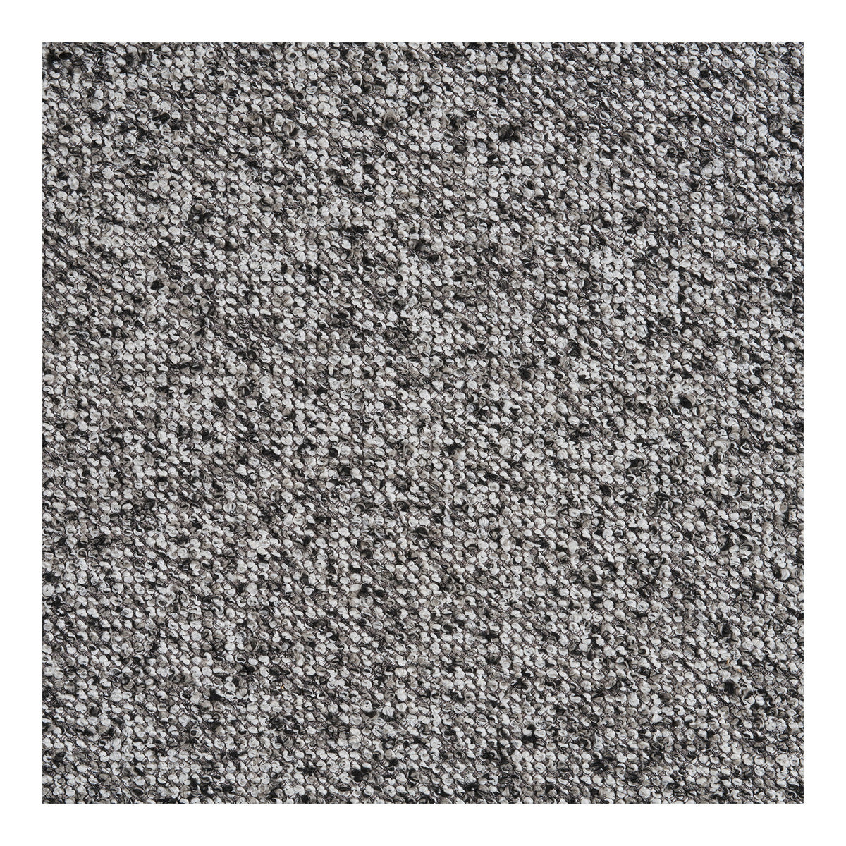 Cosmo Sitzbank – Bouclé Schwarz/Weiß, 120 × 45 × 44 cm – Ansicht 6