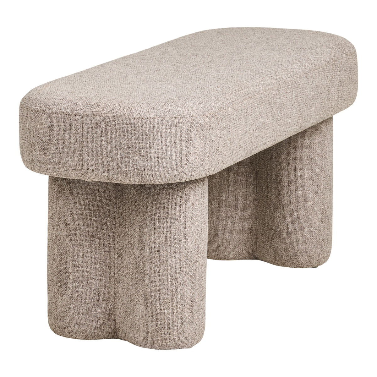 Adrian Sitzbank – Stoff Sand, 95 × 36 × 45 cm – Ansicht 3