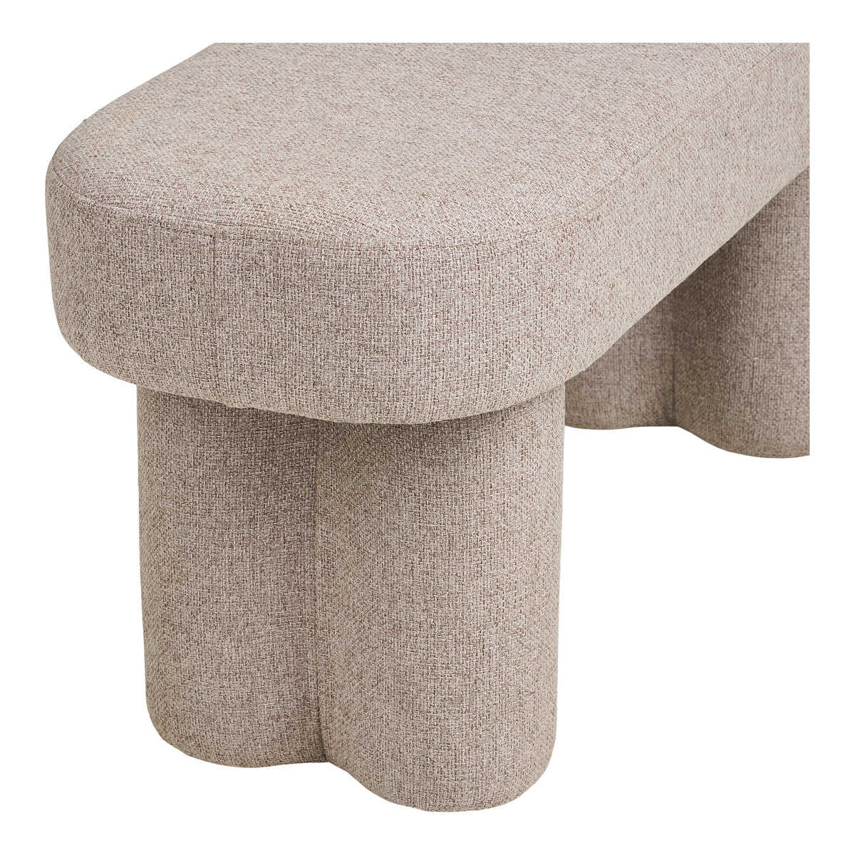 Adrian Sitzbank – Stoff Sand, 95 × 36 × 45 cm – Ansicht 5