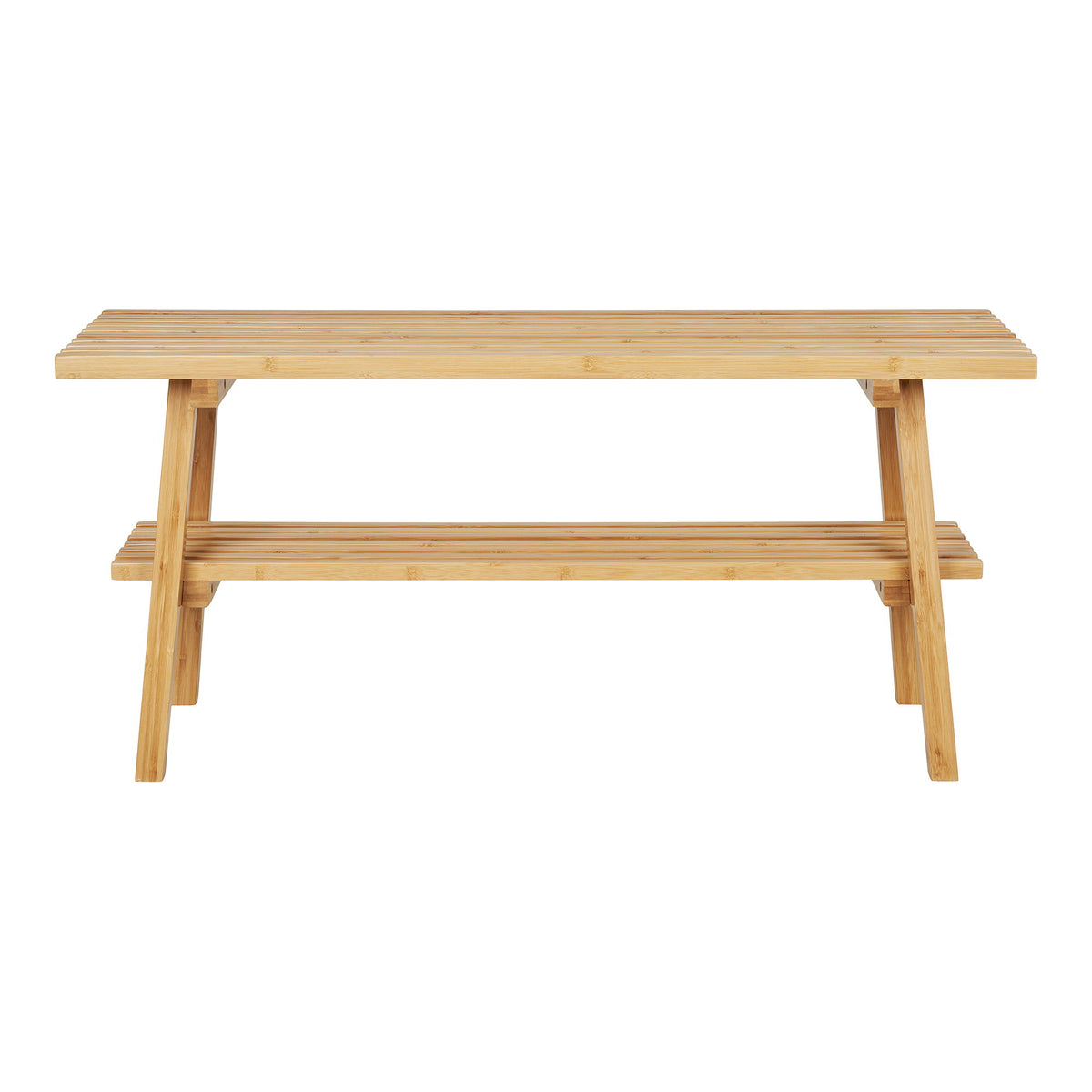 Yorick Sitzbank – Bambus Natur, 70 × 28 × 45 cm von Luiva Living