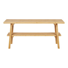 Yorick Sitzbank – Bambus Natur, 70 × 28 × 45 cm von Luiva Living