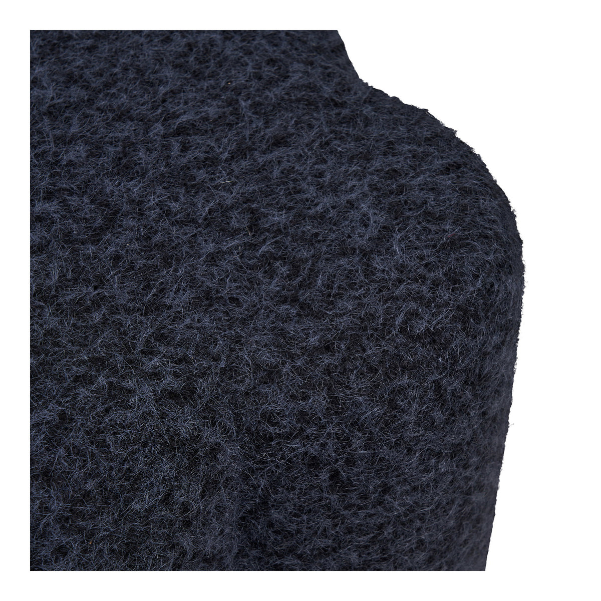 Viggo Pouf – Blau, ø 42 × 38 cm – Ansicht 3