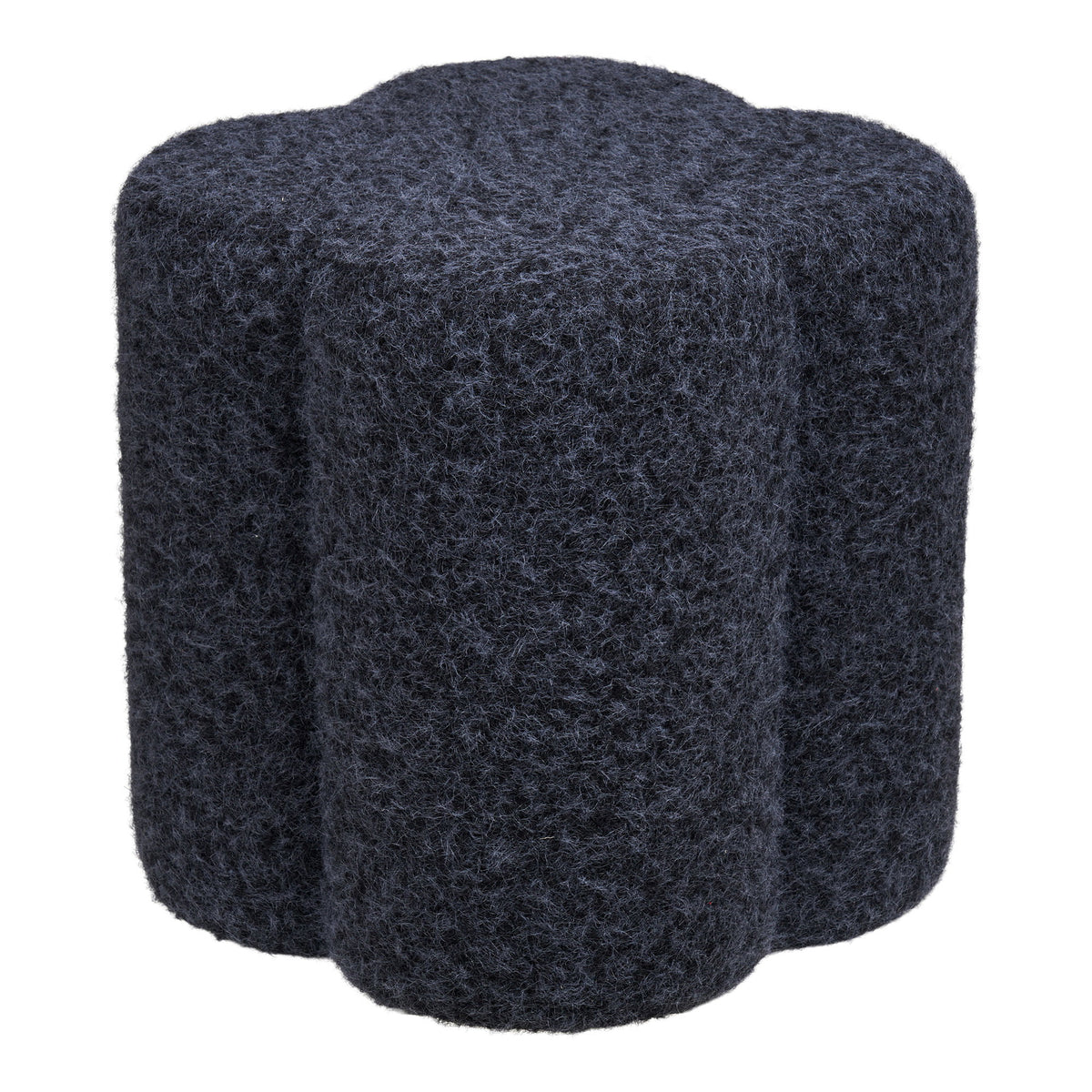 Viggo Pouf – Blau, ø 42 × 38 cm von Luiva Living