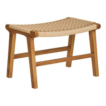 Sune Fußhocker – Teak Natur, 60 × 40 × 42 cm von Luiva Living