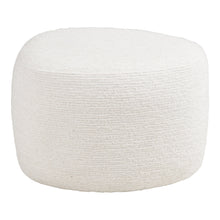 Frode Pouf – Cremeweiß, 55 × 40 × 39 cm von Luiva Living