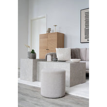 Greta Pouf – Bouclé Beige, ø 34 × 36 cm – Ansicht 2