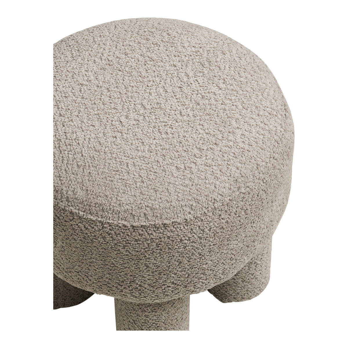 Marius Pouf – Dunkelsand, ø 43 × 43 cm – Ansicht 3