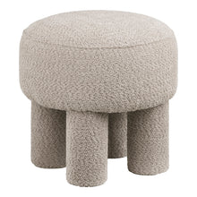 Marius Pouf – Dunkelsand, ø 43 × 43 cm von Luiva Living