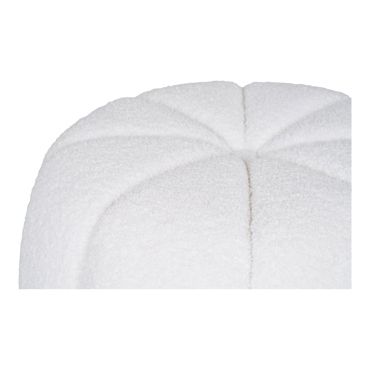 Nova Pouf – Cremeweiß, ø 48 × 38 cm – Ansicht 3