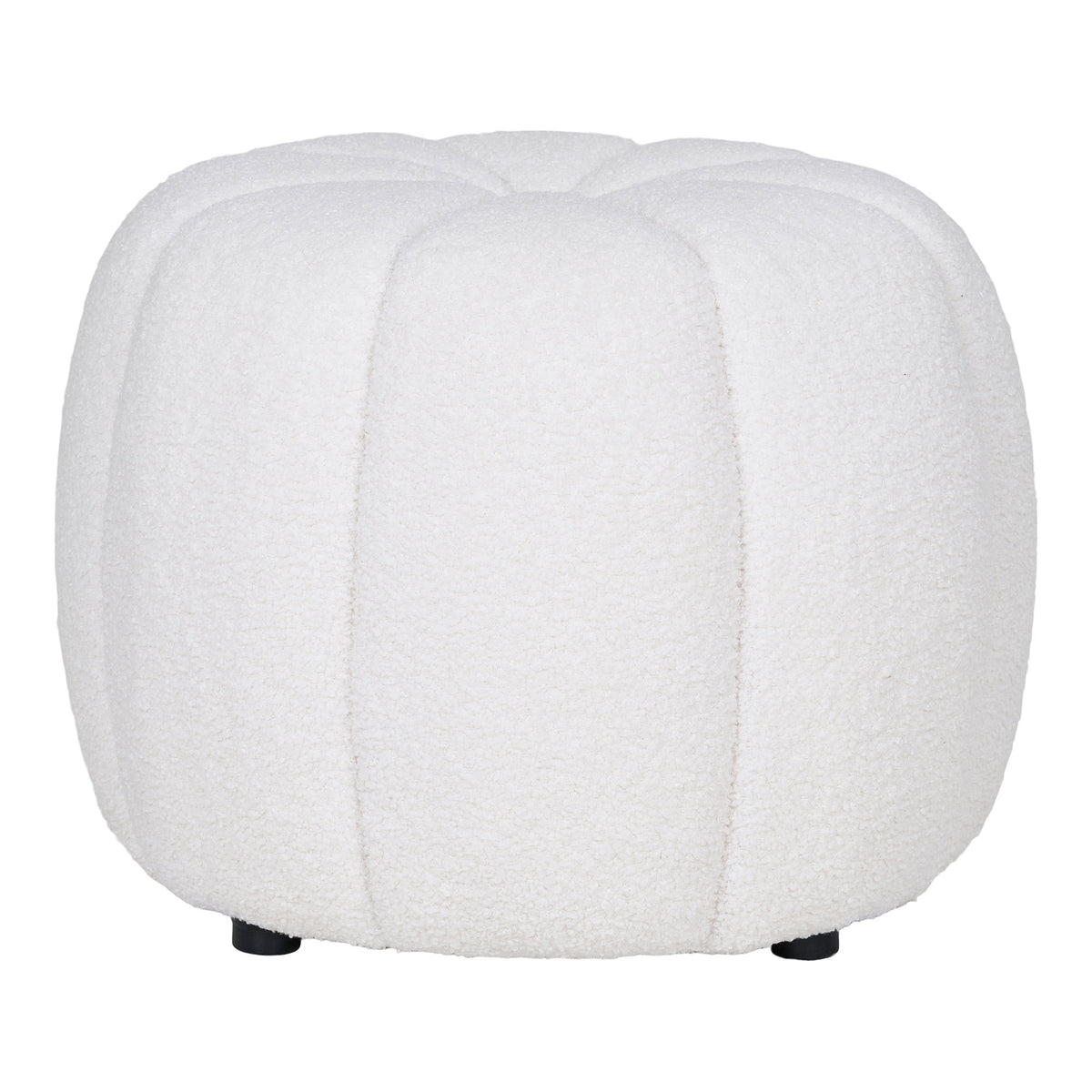 Nova Pouf – Cremeweiß, ø 48 × 38 cm von Luiva Living