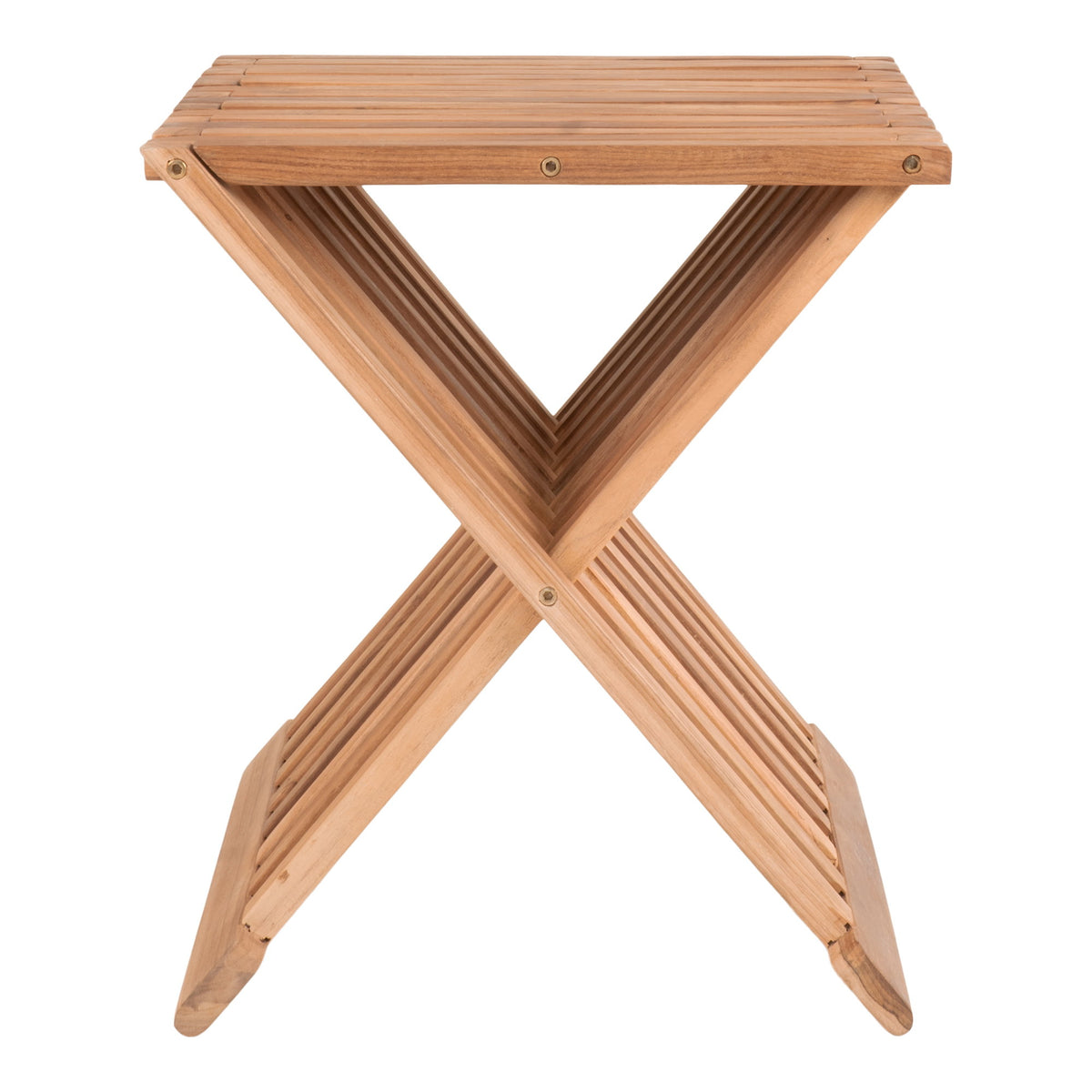 Lykke Hocker – Teak Natur, 40 × 35 × 45 cm – Ansicht 2