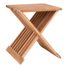 Lykke Hocker – Teak Natur, 40 × 35 × 45 cm von Luiva Living