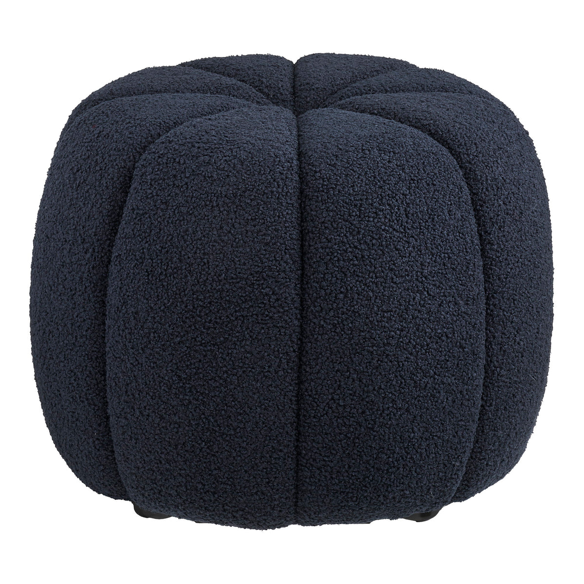 Nova Pouf – Marineblau, ø 48 × 38 cm von Luiva Living