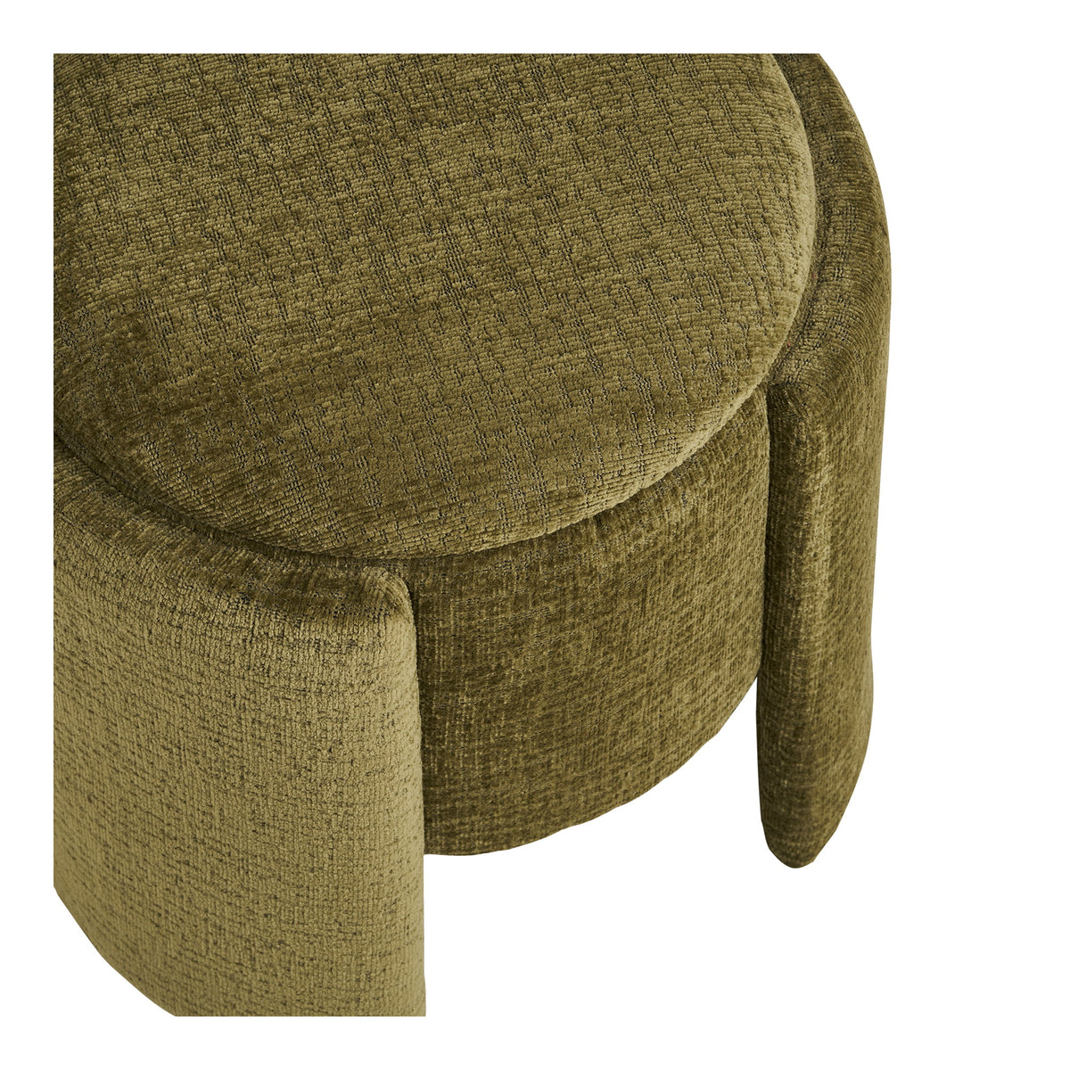 Fanny Pouf – Grün, ø 42 × 43,5 cm – Ansicht 4