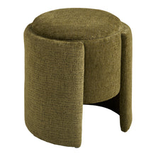 Fanny Pouf – Grün, ø 42 × 43,5 cm von Luiva Living