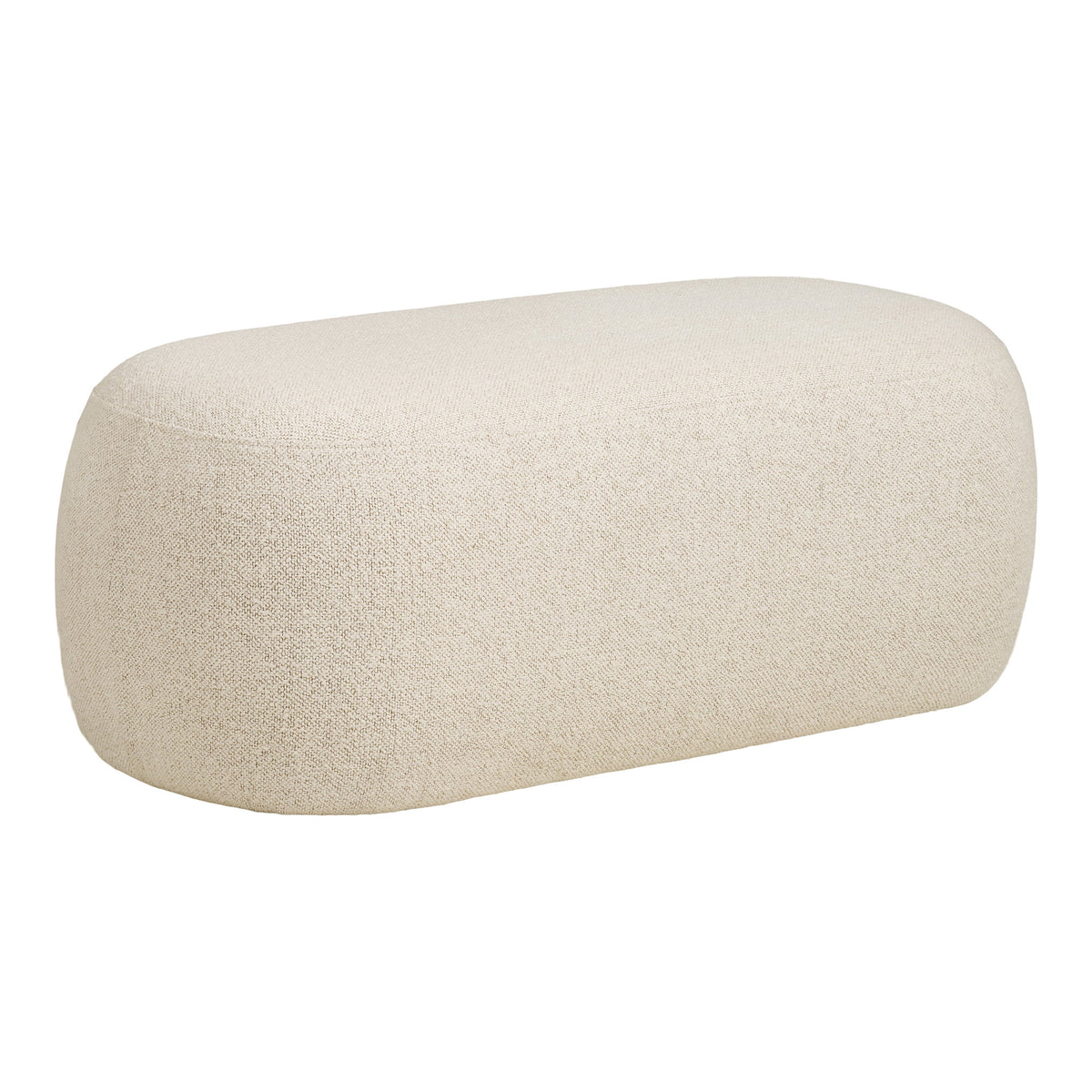 Bonnie Sitzbank – Sand, 100 × 50 × 38 cm von Luiva Living