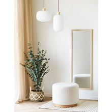 Cecile Pouf – Sand, ø 50 × 41 cm – Ansicht 4