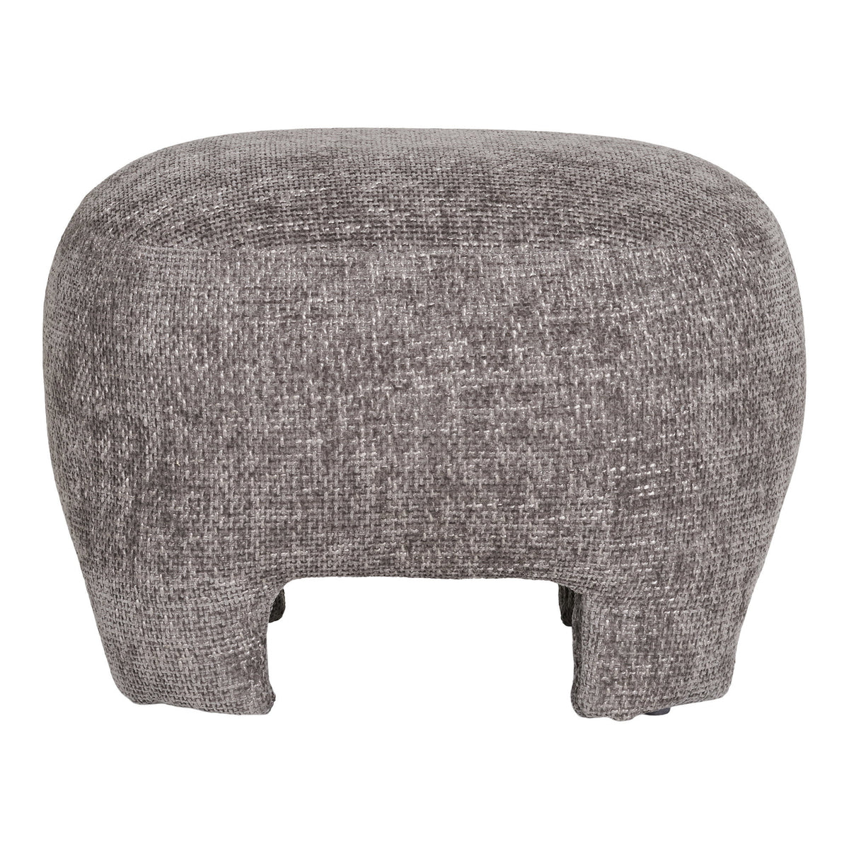 Svea Pouf – Grau, 53 × 41 cm – Ansicht 2