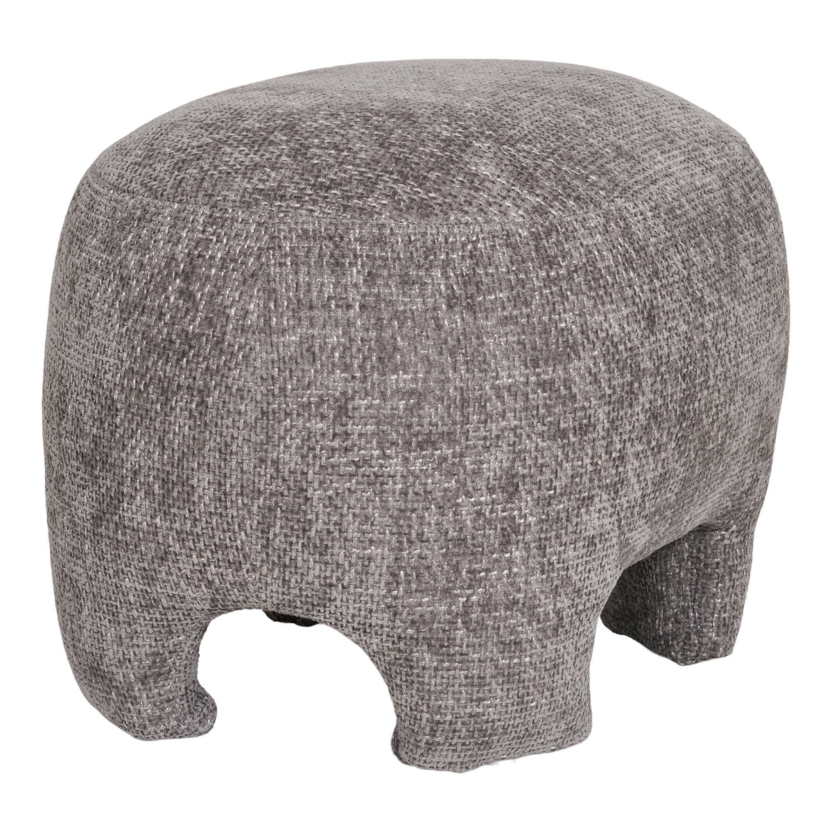 Svea Pouf – Grau, 53 × 41 cm – Ansicht 3