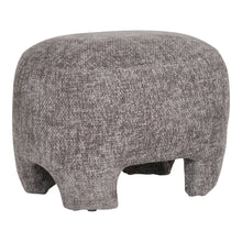 Svea Pouf – Grau, 53 × 41 cm von Luiva Living