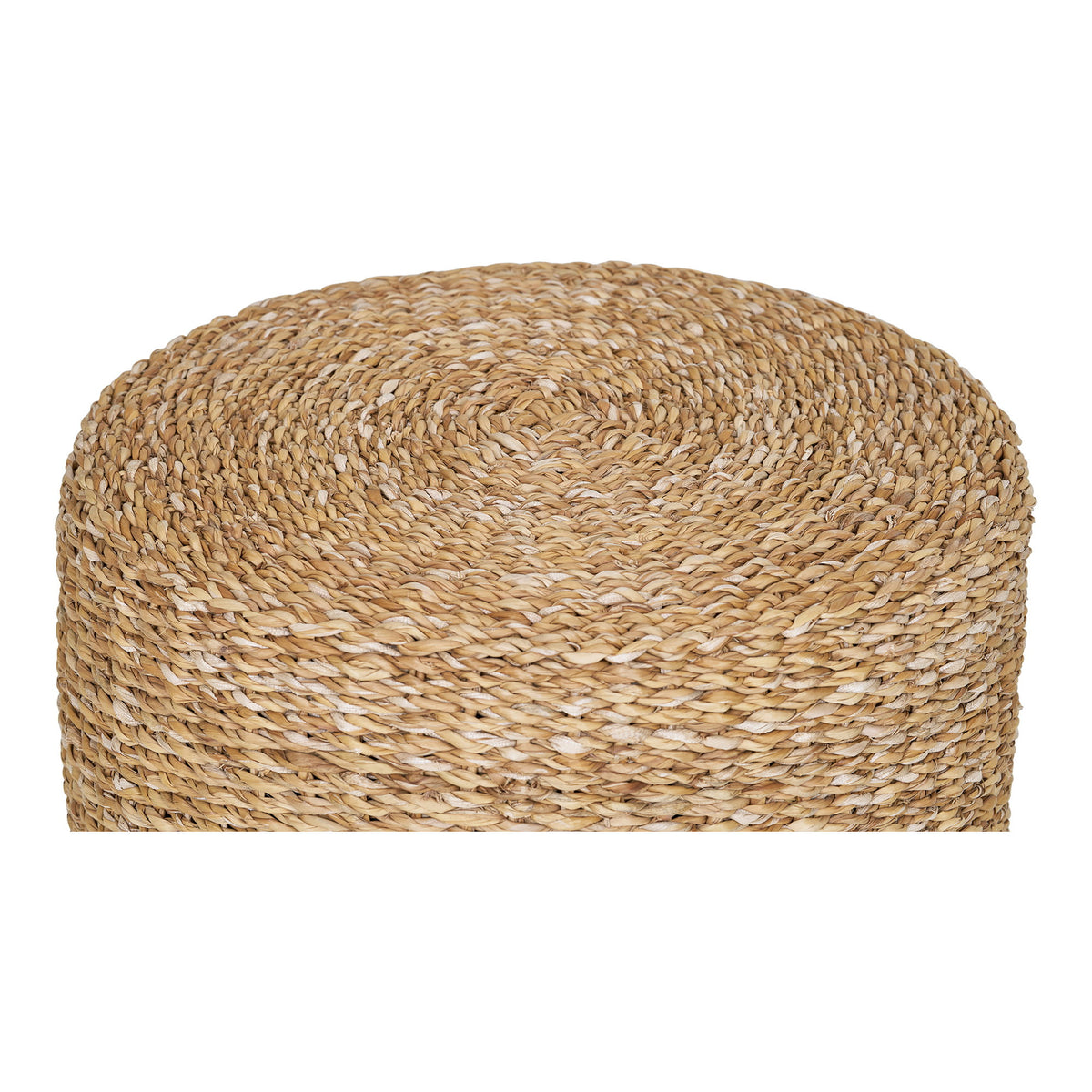 Till Pouf – Seegras/Baumwolle Natur, ø 40 × 40 cm – Ansicht 2