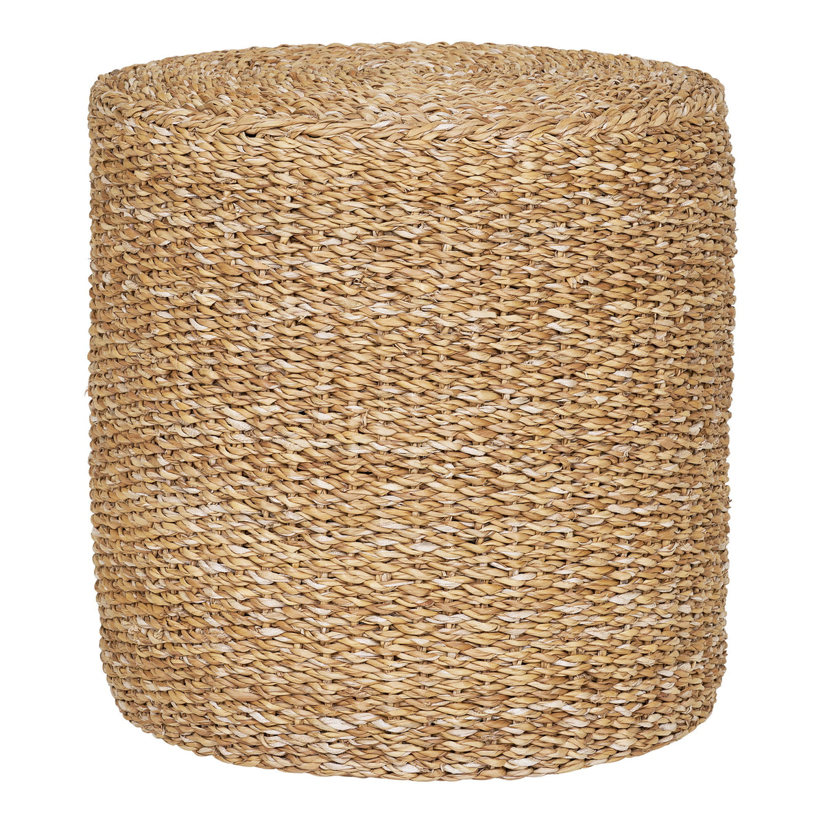 Till Pouf – Seegras/Baumwolle Natur, ø 40 × 40 cm von Luiva Living