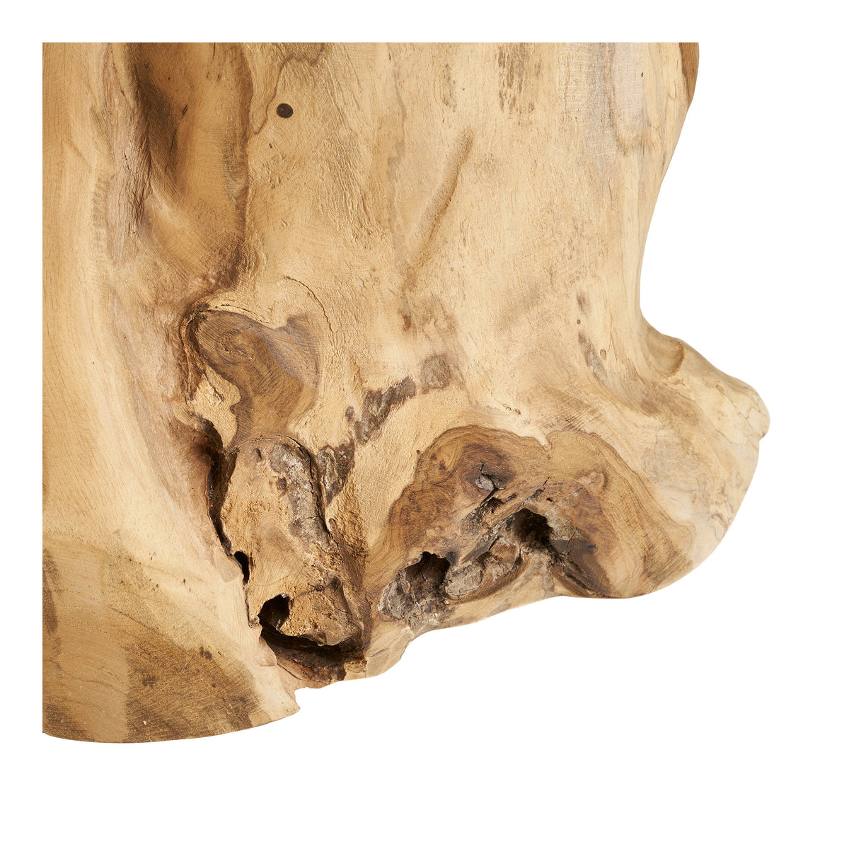 Ruben Beistelltisch rund – Teak Natur, ø 40 × 45 cm – Ansicht 4