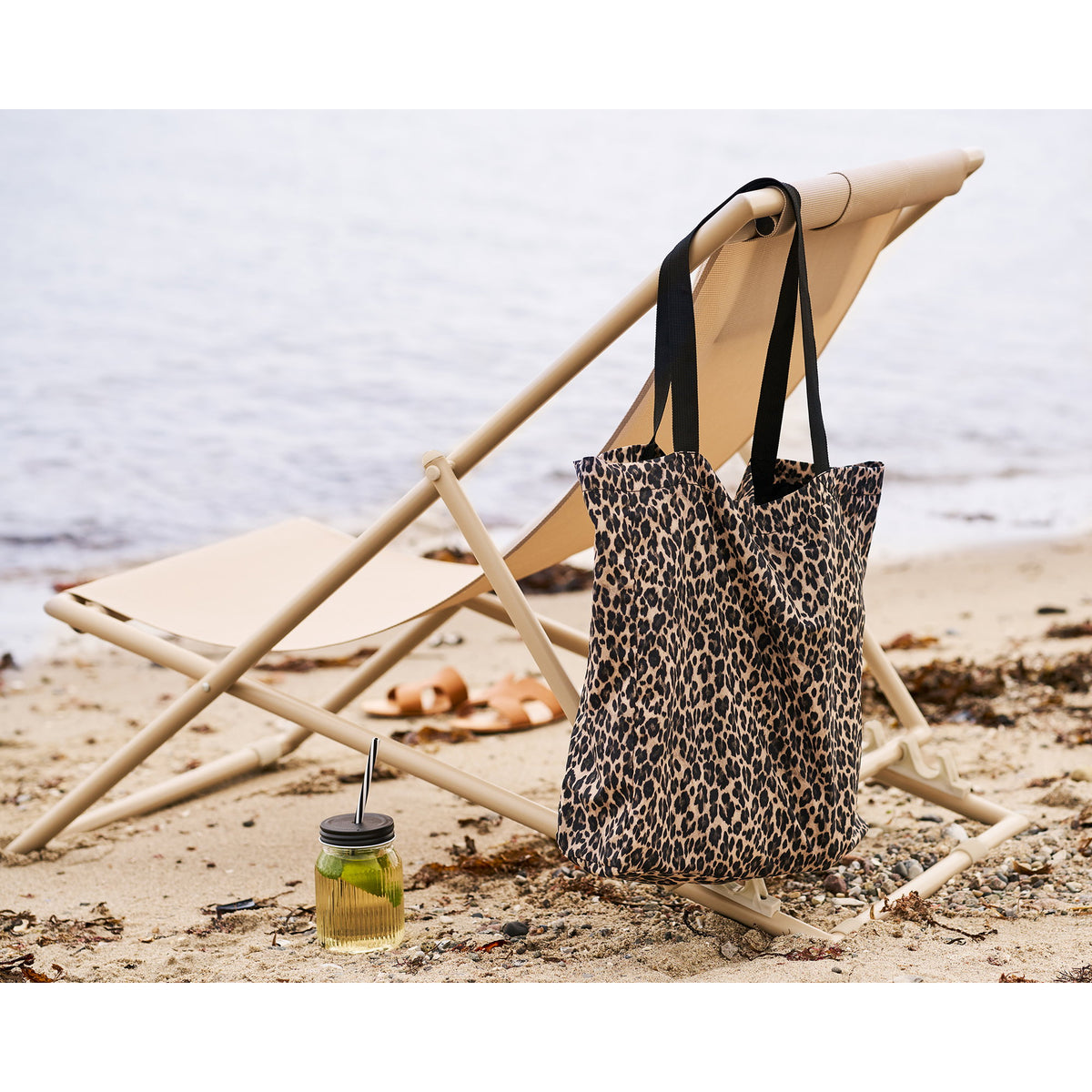 Edda Tasche – Leopardenmuster, 35 × 39 cm – Ansicht 5