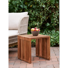 Ylva Beistelltisch – Teak Natur, 40 × 40 × 40 cm – Ansicht 6