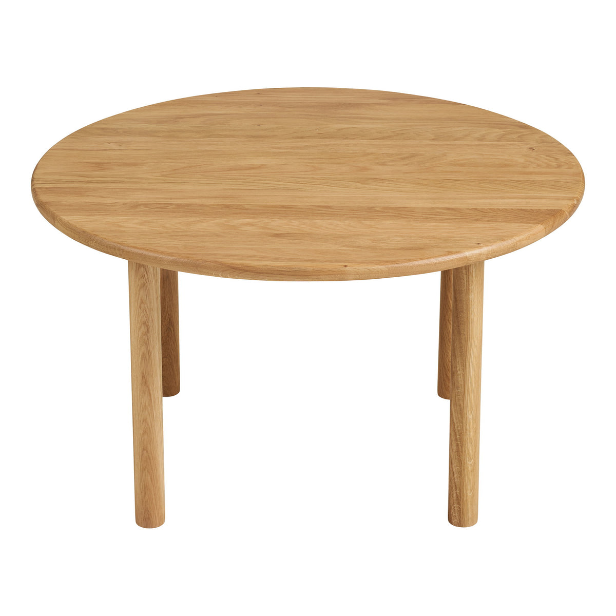 Carla Couchtisch rund – Eiche Natur, ø 70 × 40 cm von Luiva Living