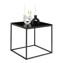 Sami Beistelltisch – Schwarz, Gestell Schwarz, 45 × 45 × 45 cm von Luiva Living
