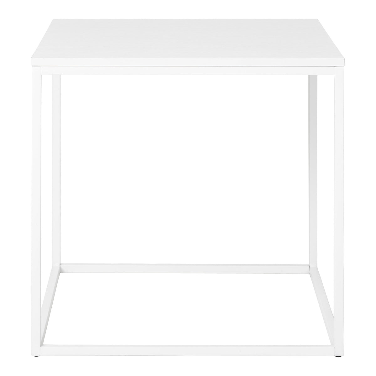 Sami Beistelltisch – Weiß, Gestell Weiß, 45 × 45 × 45 cm – Ansicht 2