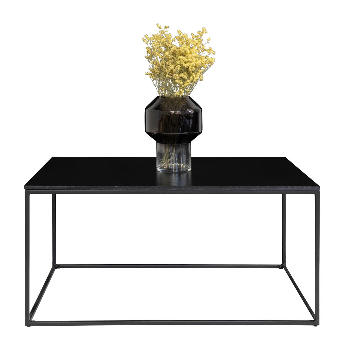 Sami Couchtisch – Schwarz, Gestell Schwarz, 60 × 90 × 45 cm – Ansicht 3