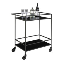 Sami Barwagen – Schwarz, Gestell Schwarz, 68 × 40 × 79 cm von Luiva Living