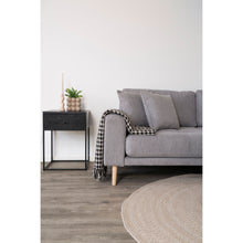 Sami Beistelltisch mit Schublade – Schwarz, Gestell Schwarz, 40 × 40 × 55 cm – Ansicht 5