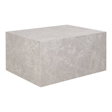 Alea Couchtisch – Marmoroptik Beige, 60 × 80 × 40 cm von Luiva Living