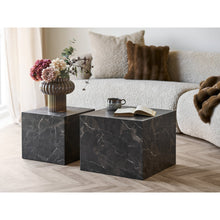 Alea Couchtisch 2er-Set – Marmoroptik Braun – Ansicht 5