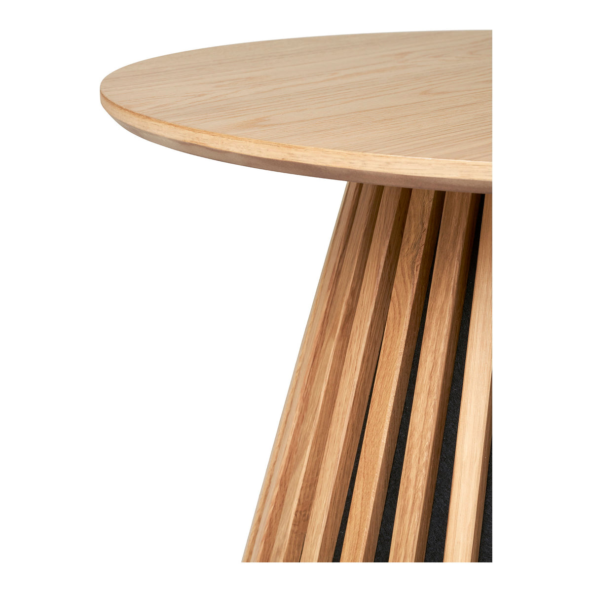 Isla Couchtisch rund – Eichenfurnier Natur, ø 70 × 45 cm – Ansicht 2