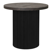 Sabine Beistelltisch rund – Dunkelbraun, ø 48 × 45 cm von Luiva Living