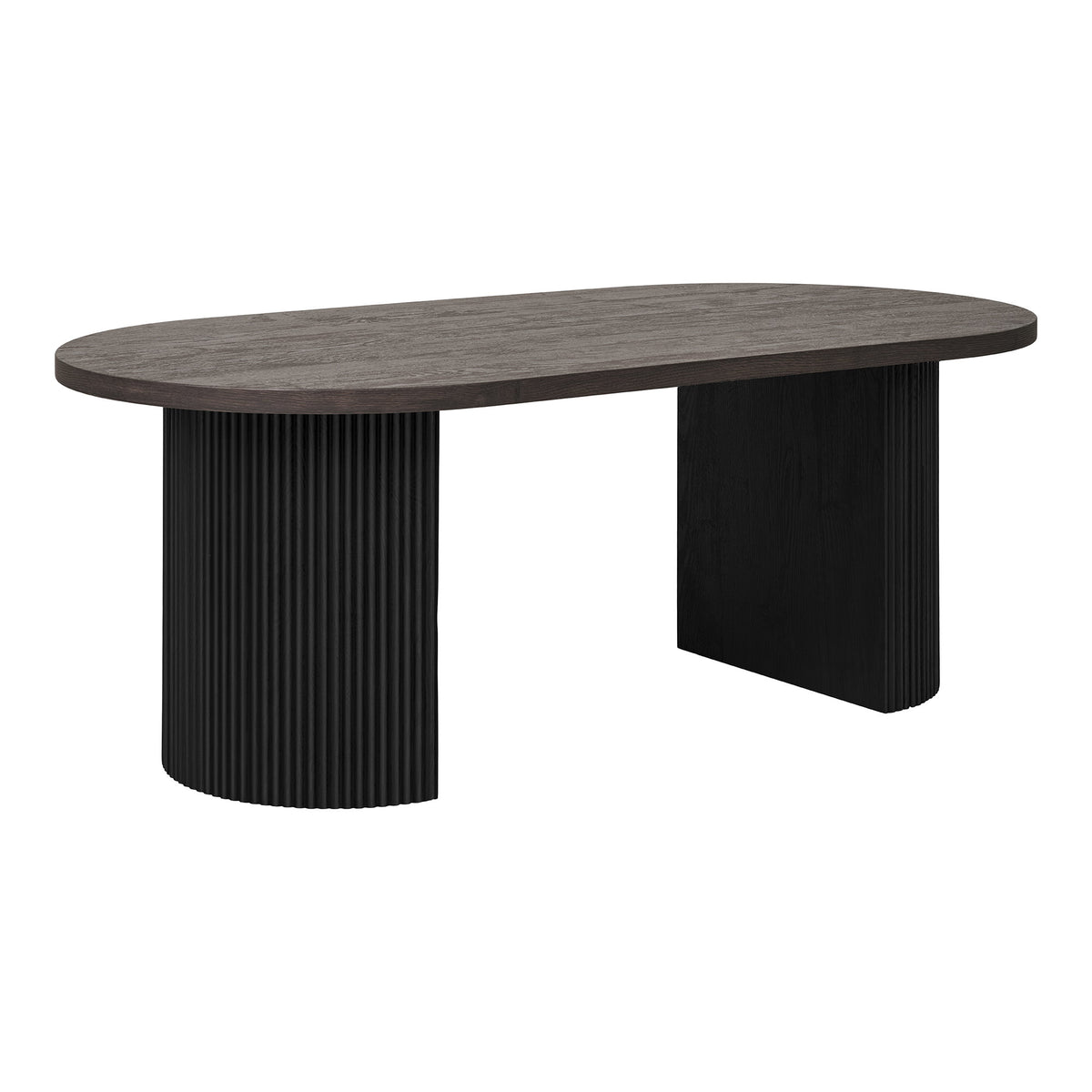 Sabine Couchtisch – Dunkelbraun, 60 × 120 × 45 cm – Ansicht 2