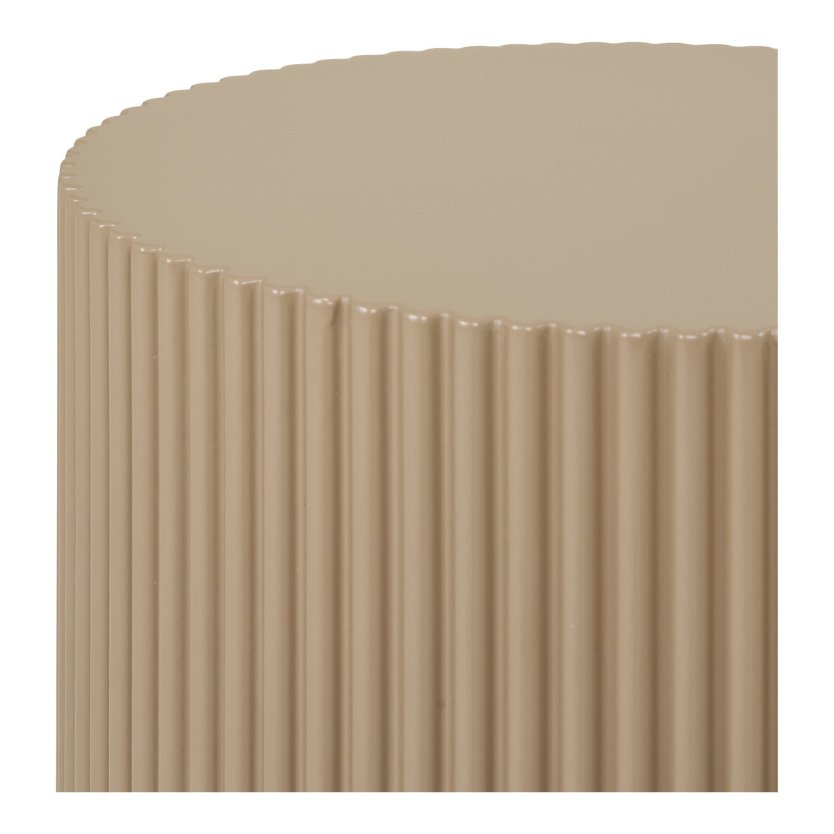 Dario Beistelltisch rund – Dunkelsand, ø 30 × 50 cm – Ansicht 2