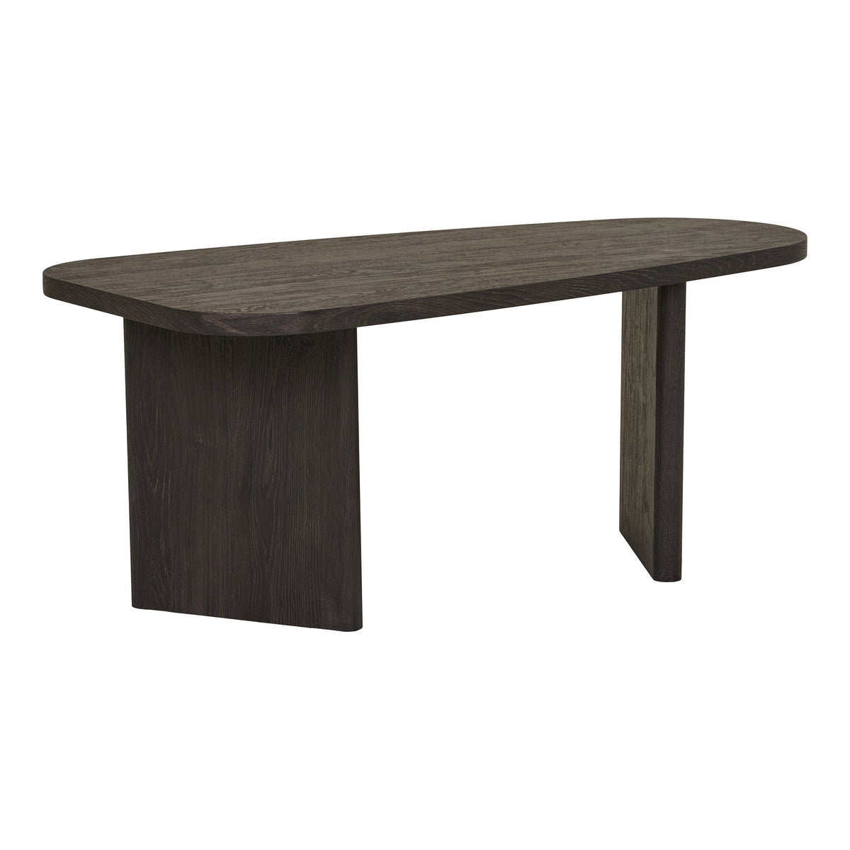 Elmo Couchtisch – Dunkelbraun, 50 × 100 × 41 cm von Luiva Living