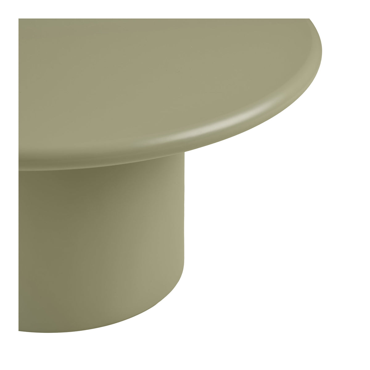 Bjarki Couchtisch rund – Grün, ø 80 × 40 cm – Ansicht 3