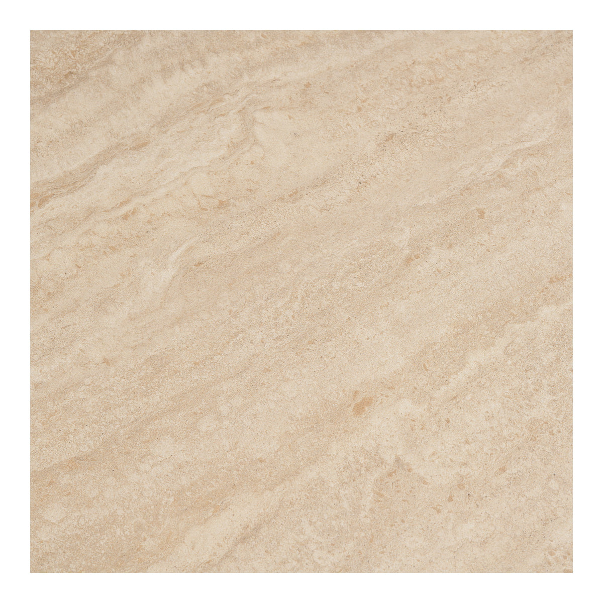 Vanja Couchtisch rund – Keramik/Stahl Travertin/Sand, ø 70 × 41 cm – Ansicht 3