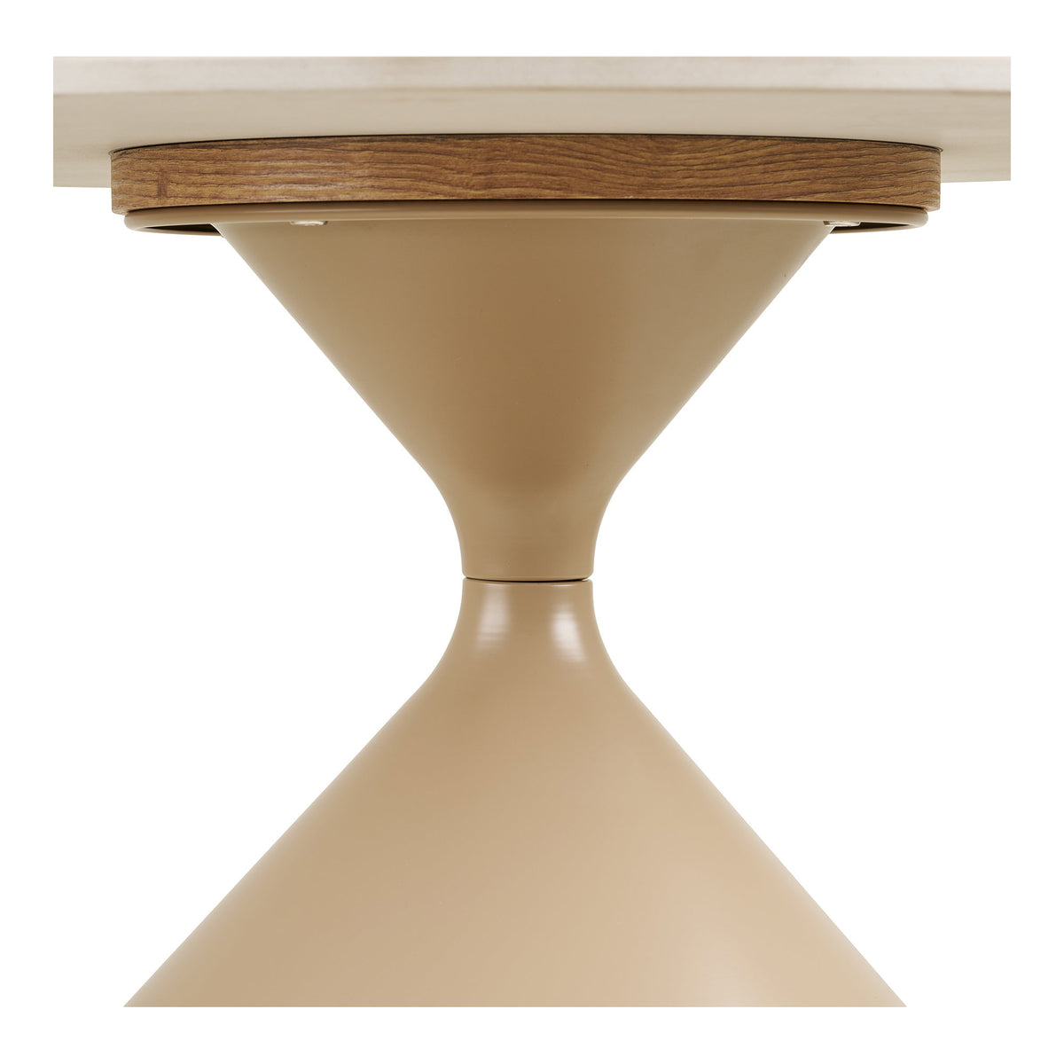 Vanja Couchtisch rund – Keramik/Stahl Travertin/Sand, ø 70 × 41 cm – Ansicht 5