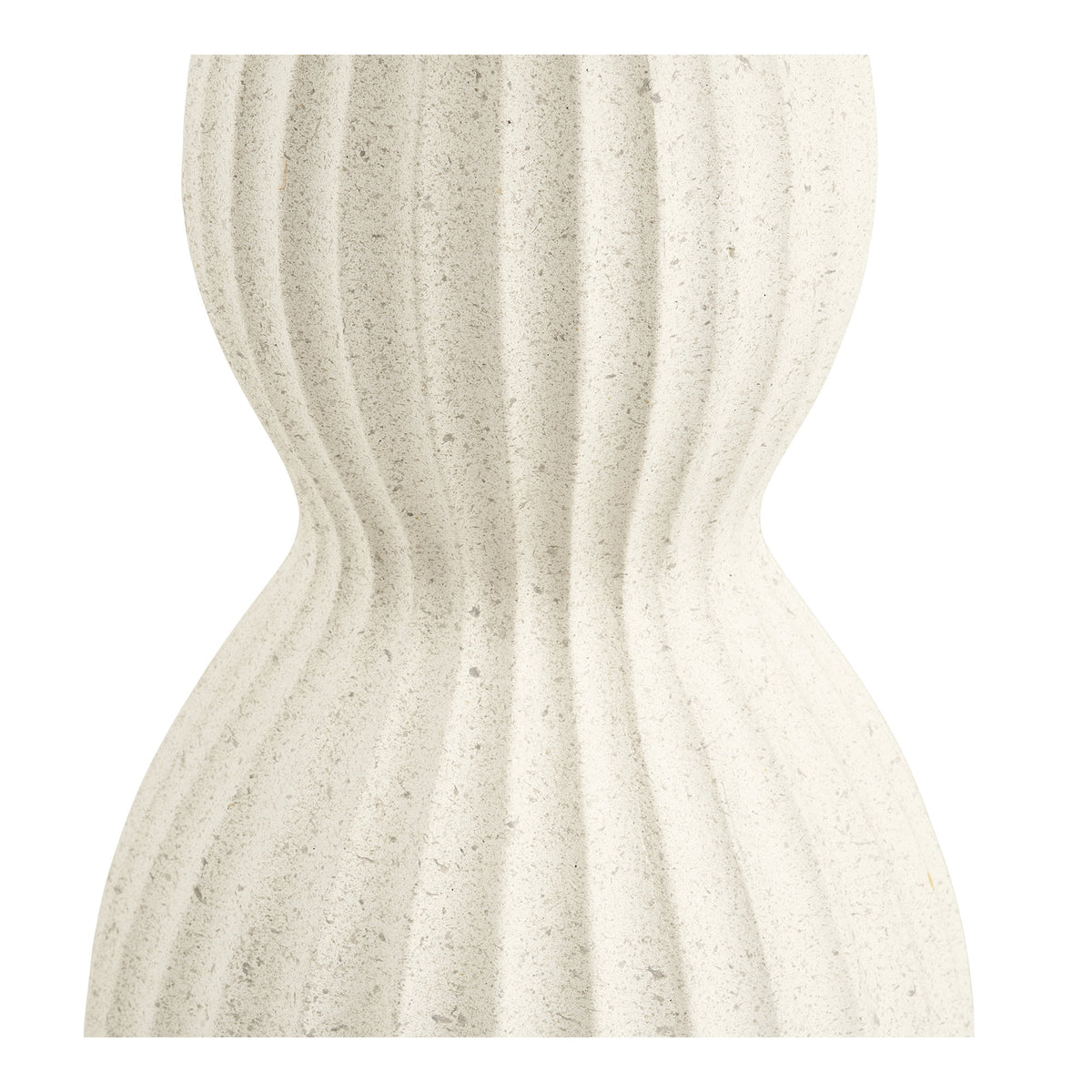 Bruno Beistelltisch rund – Fiberclay Weiß, ø 40 × 55 cm – Ansicht 3