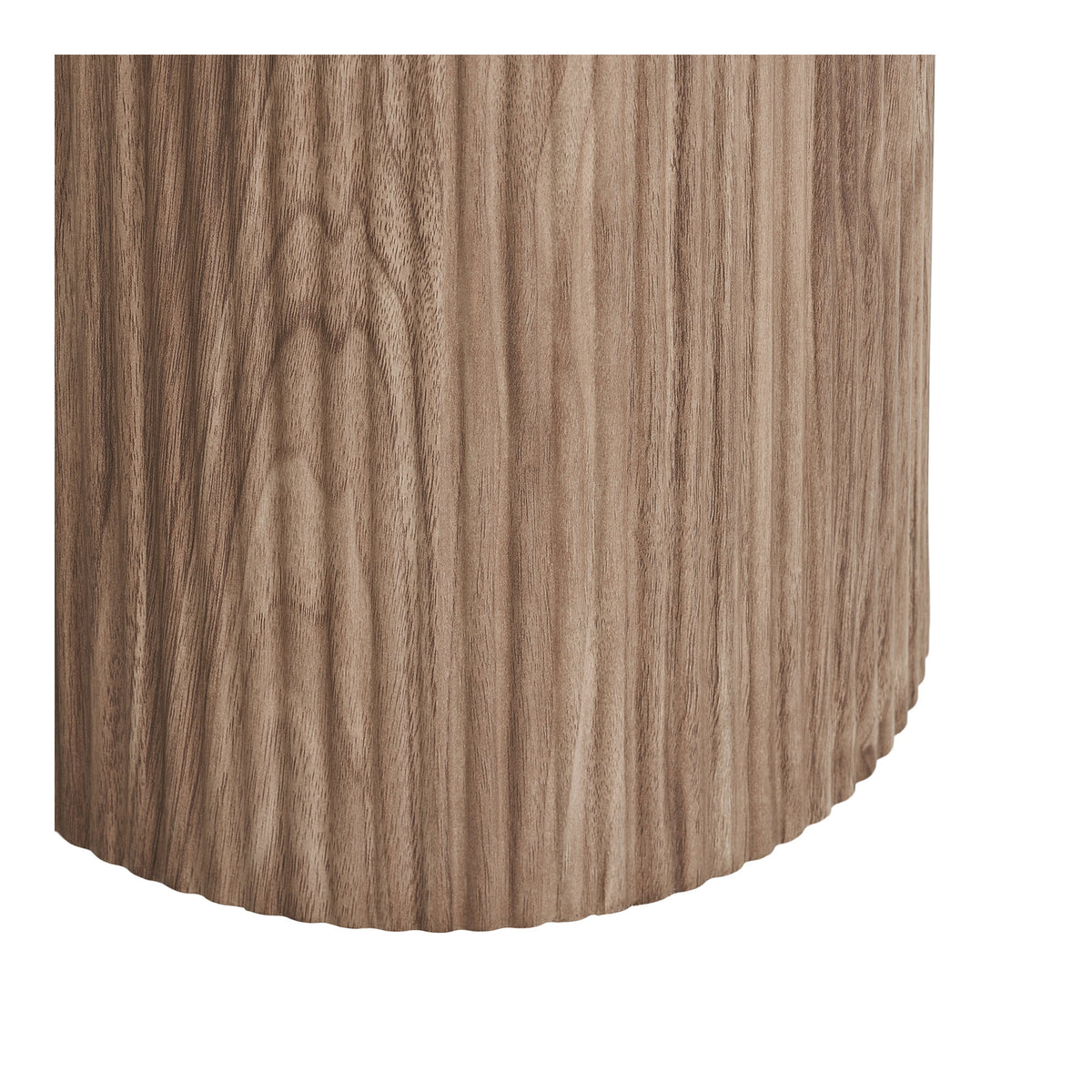 Eila Beistelltisch rund – Keramik Weiß/Braun, ø 45 × 50 cm – Ansicht 3