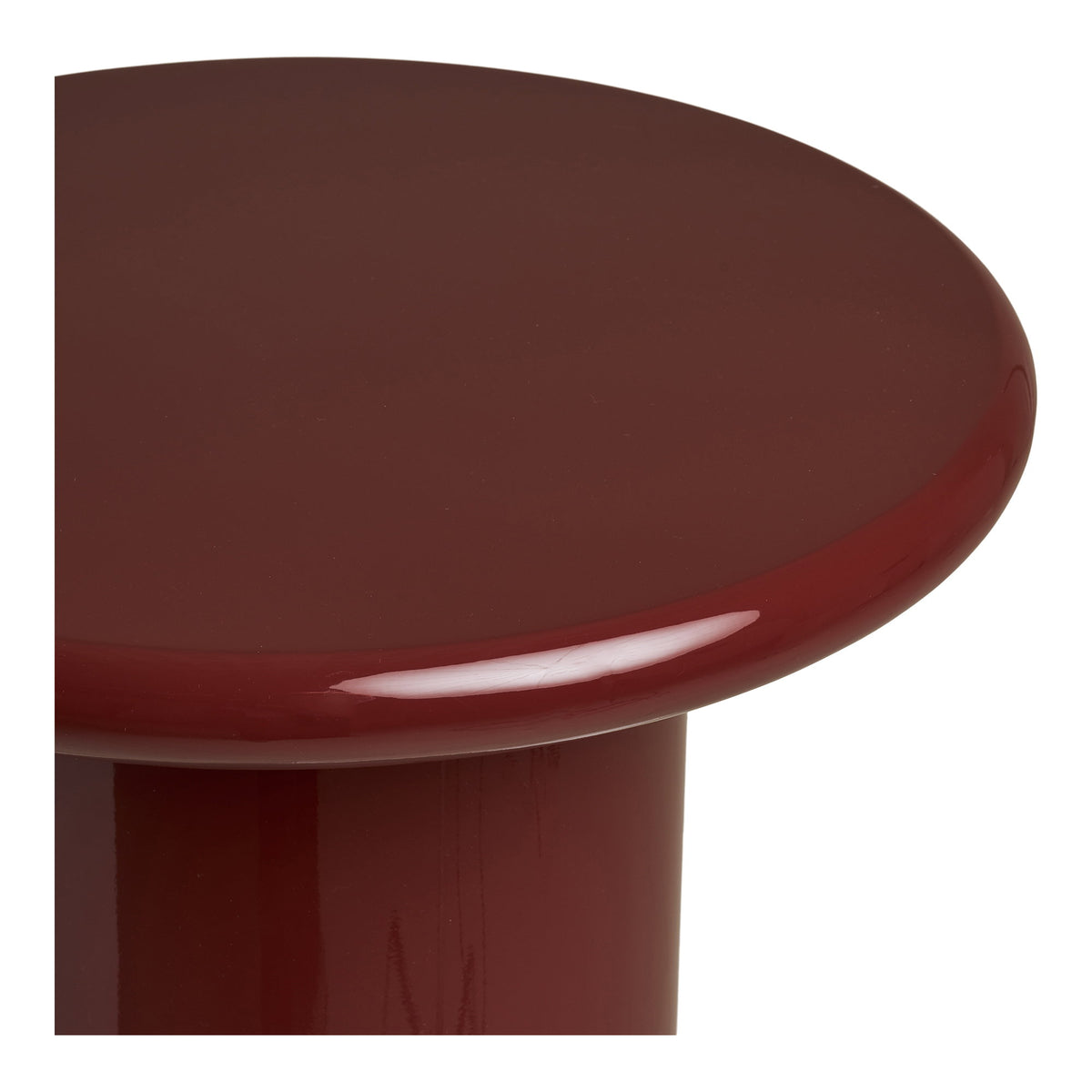 Juri Beistelltisch rund – Bordeaux, ø 45 × 50 cm – Ansicht 3
