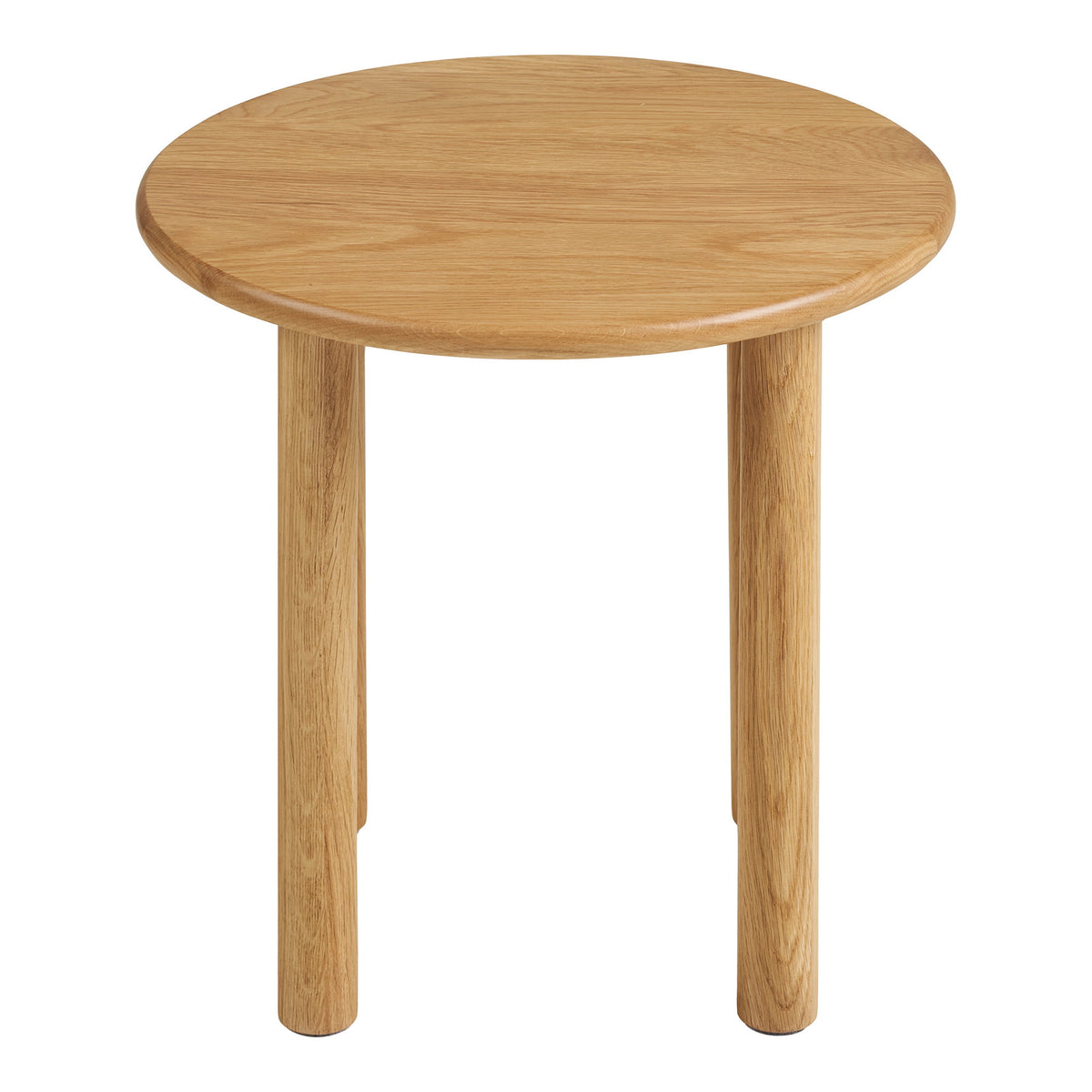 Carla Beistelltisch rund – Eiche Natur, ø 40 × 40 cm von Luiva Living