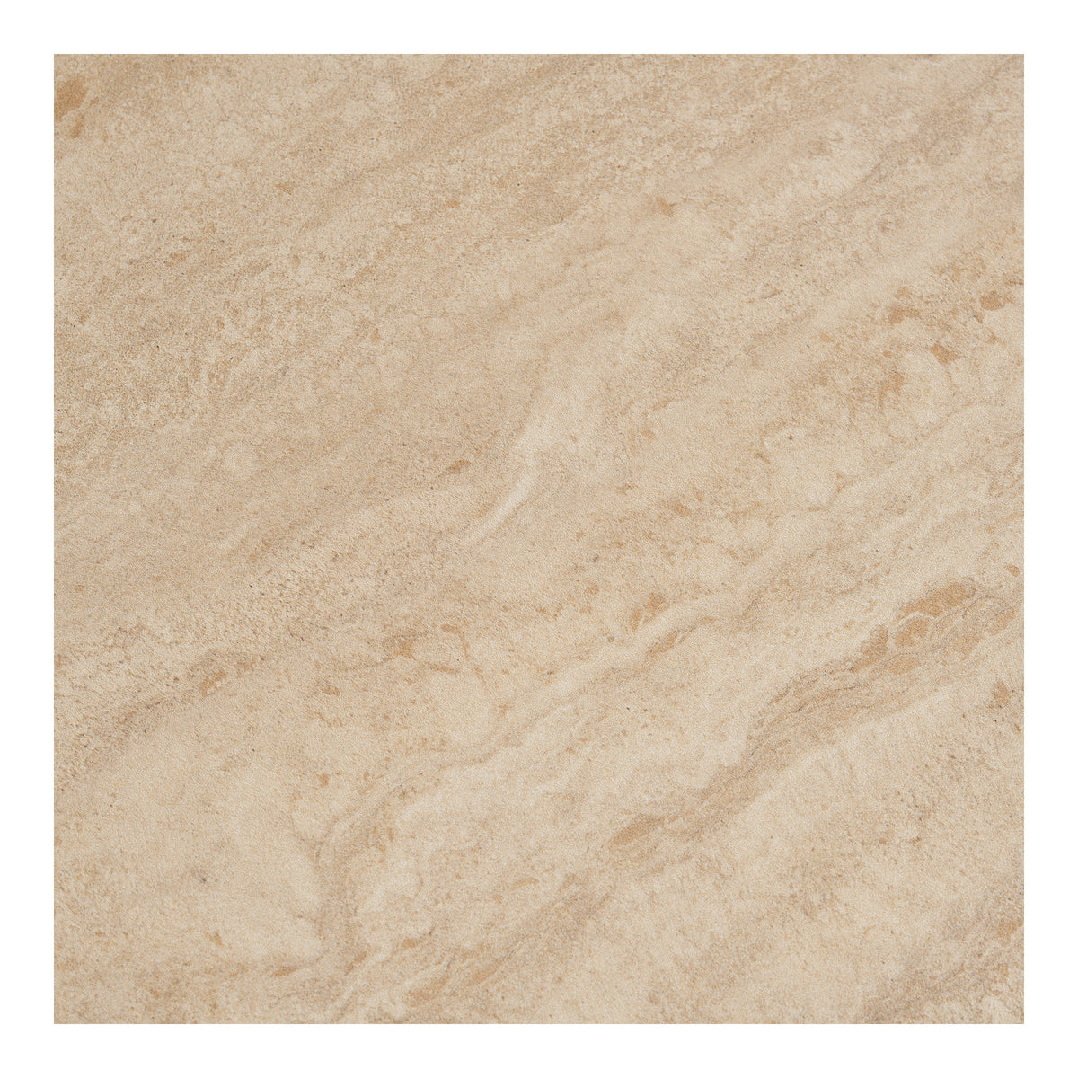 Vanja Beistelltisch rund – Keramik/Stahl Travertin/Sand, ø 50 × 56 cm – Ansicht 3